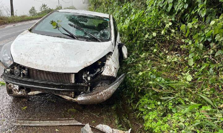 Acidente na SC-283 em Seara, sentido a Chapecó