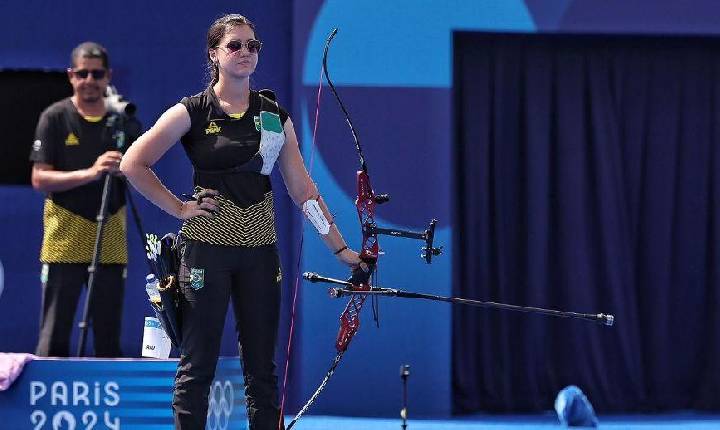 Ana Luiza Caetano perde para francesa top 11 do mundo e dá adeus ao tiro com arco nas Olimpíadas