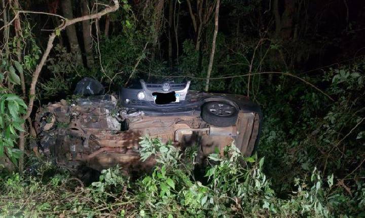 Colisão entre carro e caminhão deixa uma pessoa ferida em Seara