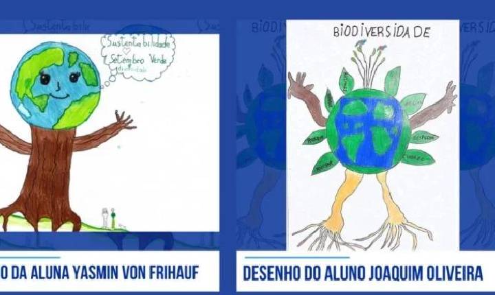 Concurso de mascote da sustentabilidade destaca desenhos de alunos de Xavantina