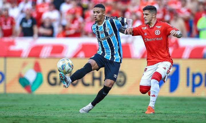 Grêmio e Inter se enfrentam neste sábado no primeiro clássico gaúcho do Brasileirão de 2024