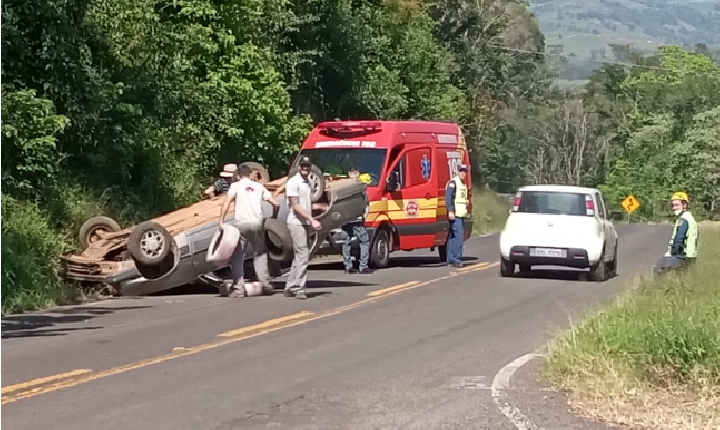 Saída de pista na SC 155