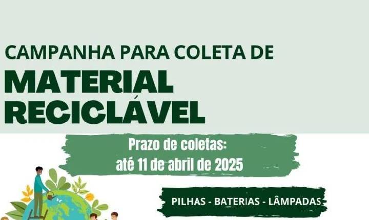 Xavantina realiza campanha para coleta de material reciclável