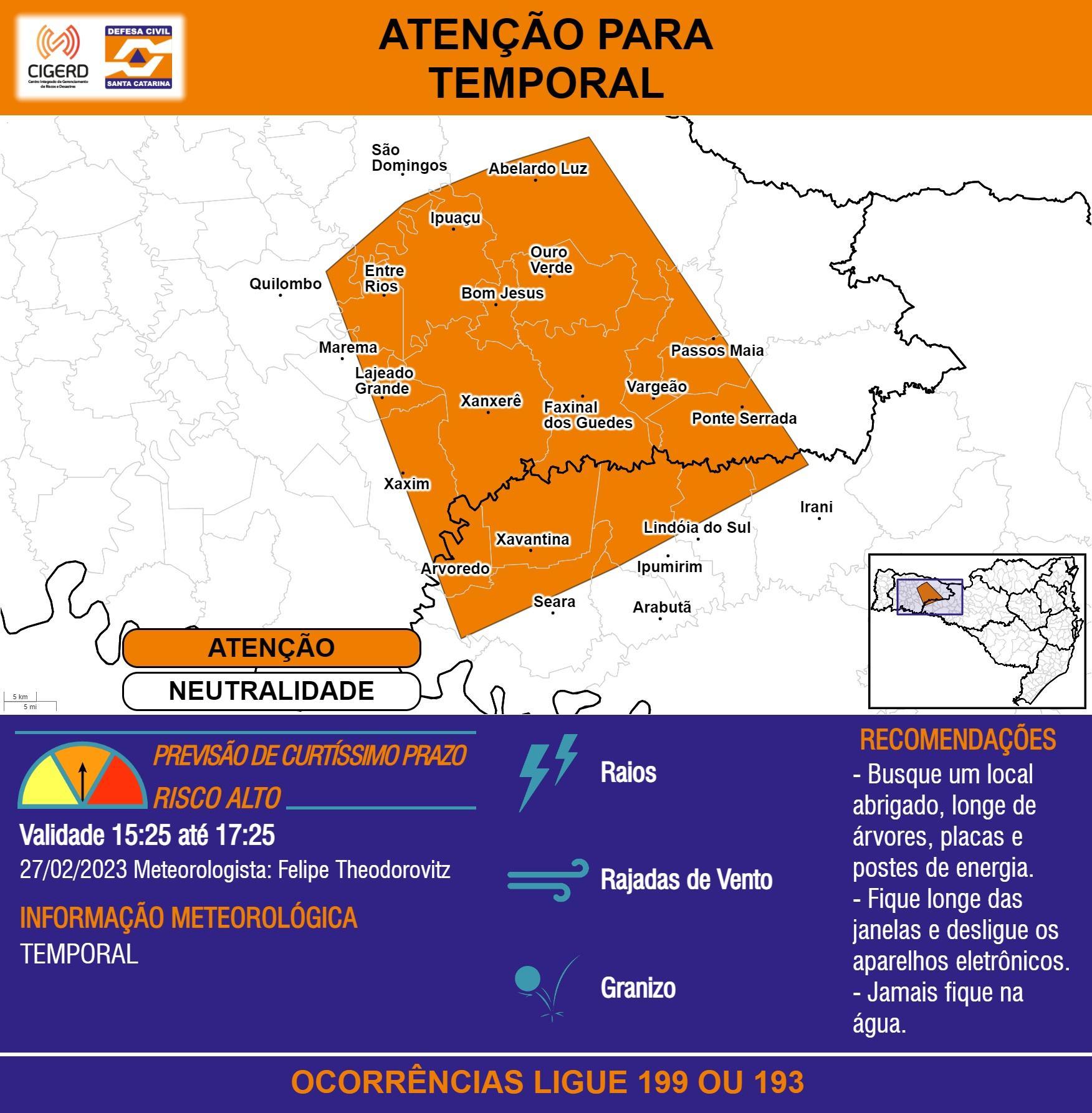 Xavantina Defesa Civil Emite Alerta Verde Vale FM