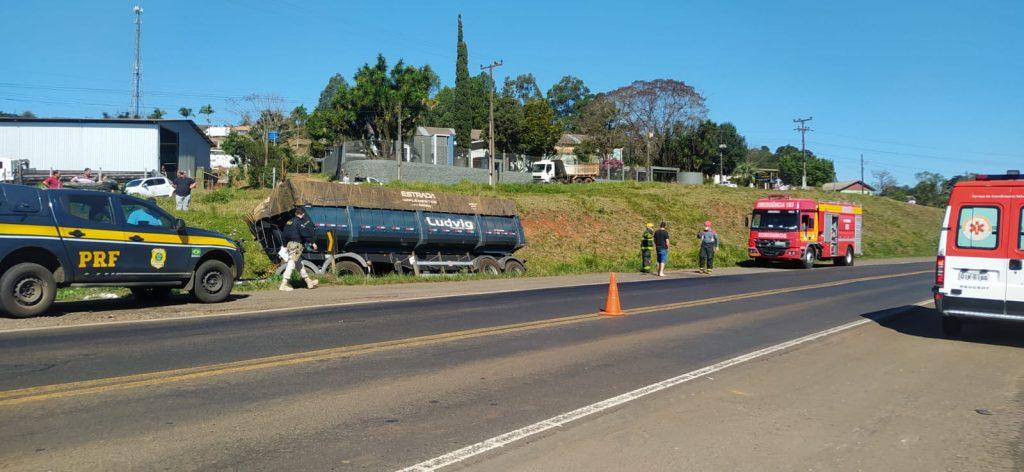 Empresário atropelado por caminhão morre no hospital