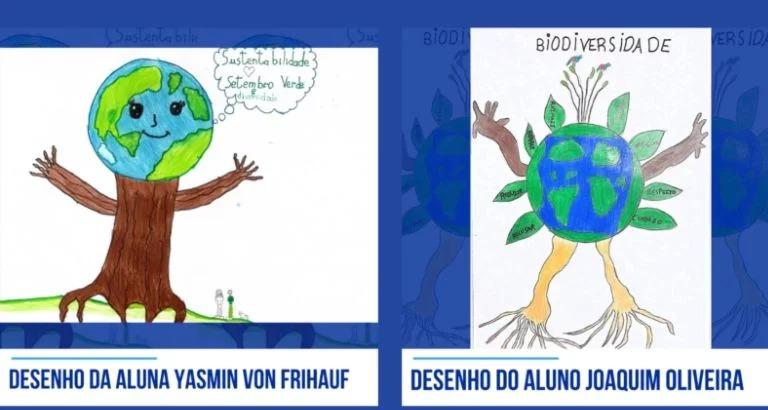 Concurso de mascote da sustentabilidade destaca desenhos de alunos de Xavantina