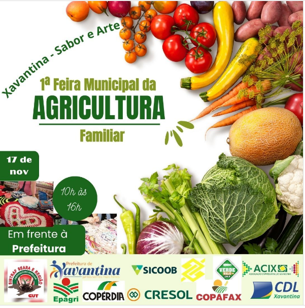 1ª Feira Municipal de Agricultura: Sabor e Arte