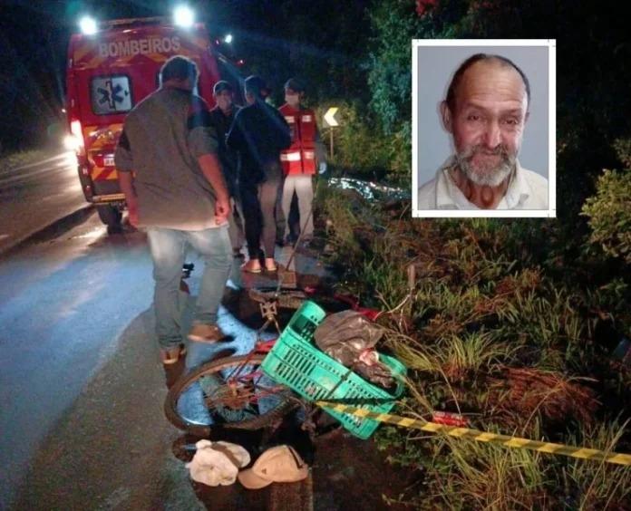 Motorista foge após atropelar e matar ciclista na BR-282, em Catanduvas