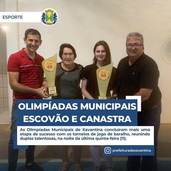 Torneios de jogo de baralho nas Olimpíadas Municipais de Xavantina