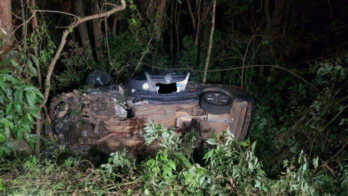 Colisão entre carro e caminhão deixa uma pessoa ferida em Seara