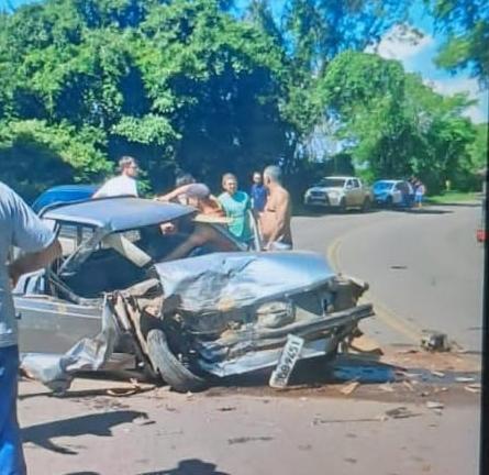 Motorista ferido em acidente na SC-154, entre Itá e Concórdia